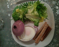 Œufs cocotte aux lardons