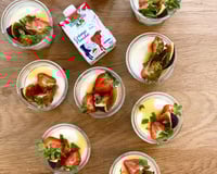 Pana cotta aux fruits de saison