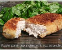 Une panure qui change ! De la poudre de noisette et d'amande parfument cette escalope.