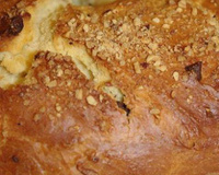 Galette briochée au chocolat & au pralin