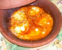Tomate et œufs en tajine