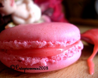 Macarons fraise tagada