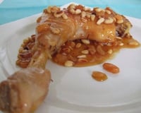 Poulet au miel d'arbousier et au safran