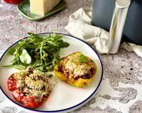 Poivrons farcis à la viande hachée au Air Fryer