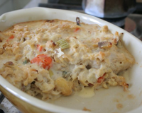 Gratiné de poisson au chou fleur