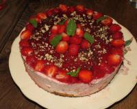 Le bavarois aux fraises