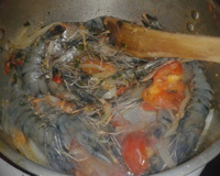 Dombrés aux crevettes façon prisca