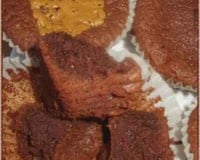 Moelleux au chocolat et beurre de cacahuètes