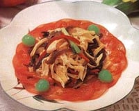 Feuilles de Tofu aux champignons noirs