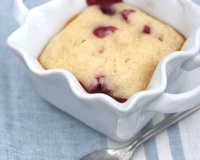 Pouding aux framboises