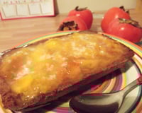 Tartelette nougat-kaki