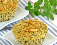 Petits flans de courgettes & marjolaine