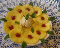 Carpaccio d'ananas
