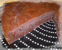 Gâteau somptueux au chocolat gourmand