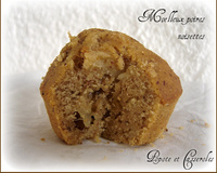 Moelleux aux poires et à la poudre de noisettes