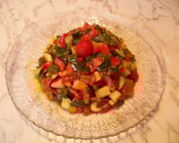 Poêlée du soleil à l'huile d'olive