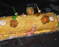 Bûche de Noël aux agrumes au thermomix