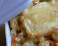 Gratin de pâtes au poulet et au fromage