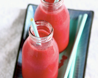 Smoothie fruits rouges et coco