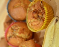 Muffins à la banane express