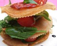 Des légumes printaniers, croquants à souhaits et présentés en mille-feuille
