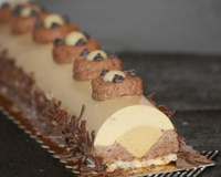 Bûche au caramel beurre salé
