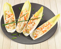 Barquettes d'endives au surimi