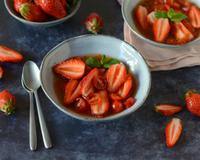 Une soupe froide pour le dessert ? Oui c'est possible, avec cette délicieuse recette à base de tomates cerise et de Fraises du Périgord IGP.