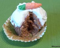 Le fameux carrot-cake que l'on savoure en Angleterre mais cette fois-ci en version cupcake.