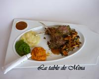 Surprenant avec cette croute d'herbes.