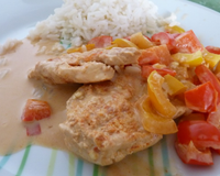 Un plat exotique et doux, qui découvre de multiples arômes, et haut en couleurs ! Une recette simple et rapide d'une internaute !