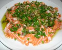 Carpaccio de saumon