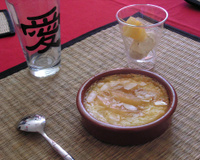 Gratin d'ananas aux amandes