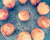 Muffins coco pralines roses