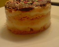 Mille-feuilles...oui mais au glaçage au chocolat noir....!