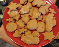 Petits sablés au miel et à la cannelle 