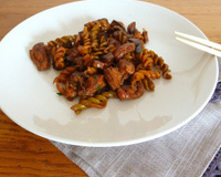 Fricassée sucrée salée de dinde aux aubergines