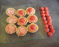 Caissette de chocolat blanc et mousse tagada
