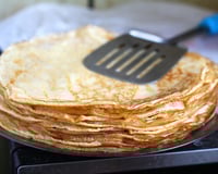 Crêpes sans oeufs et délicieuses