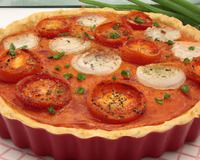 Tarte tomate oignons