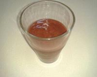 Un smoothie léger aux saveurs automnales.