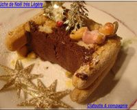 Bûche aux 2 chocolats