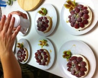 Tartelettes aux framboises gourmandes