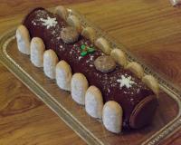 Bûche de Noël façon Tiramisu