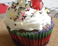 Cupcakes façon forêt noire....