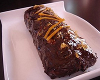 La buche croustillante à l'Orange Chocolat