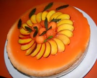 Bavarois vanille et melon