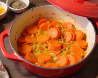 Cocotte de carottes épicées façon Cyril Lignac