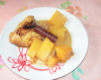 Tajine de cuisses de canette au potimarron