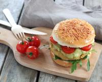 Très sympa ce burger végétarien. Les enfants adorent.